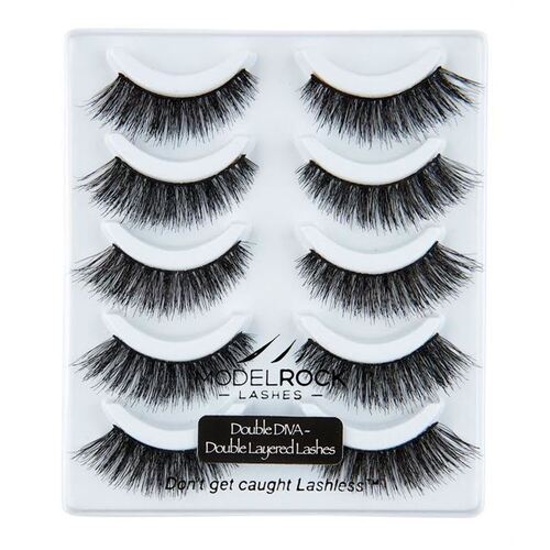 *MULTI PACK* Double DIVA - Double Layered - 5 pair Lash Pack - *Factory Seconds*