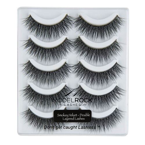 *MULTI PACK* Smokey Velvet - Double Layered - 5 pair lash pack 