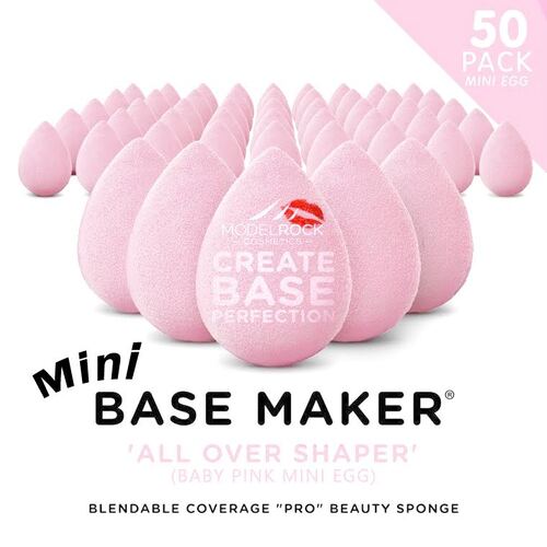Mini Beauty Blender - 'ALL OVER SHAPER' (BABY PINK Mini Egg) - '50 / pk' MEGA BULK PACK