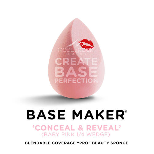 Base Maker® - Single Sponge - 'CONCEAL & REVEAL' (Baby Pink 1/4 Wedge)