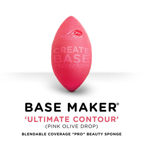 Base Maker® - Single Sponge - 'ULTIMATE CONTOUR' (Pink Olive Drop)
