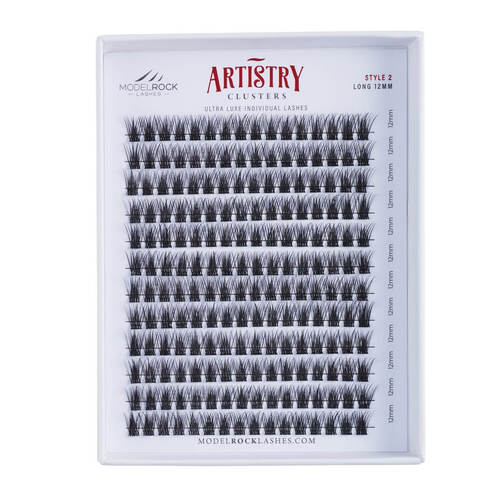 **BULK TRAY** Ultra Luxe 'ARTISTRY' Clusters - Style #2 - 'LONG' 12mm - 192 / Clusters Pk