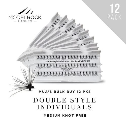 WEBSITE ONLY EXCLUSIVE - Double Style Individuals  MEDIUM Knot Free 'BULK BUY 12 PKS'