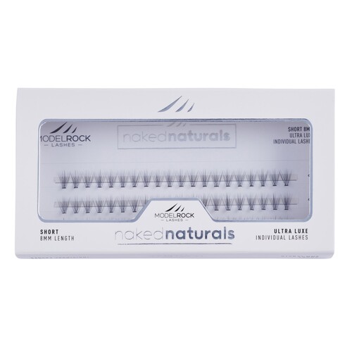 Ultra Luxe Individual Lashes - NAKED NATURALS 'SHORT' 8mm - 60pk