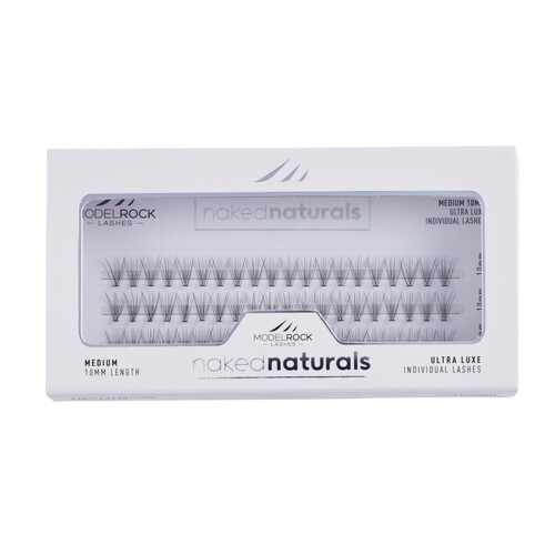 Ultra Luxe Individual Lashes - NAKED NATURALS 'MEDIUM' 10mm - 60pk
