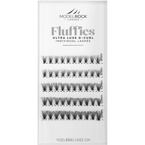 Ultra Luxe 'FLUFFIES' - Individual Lashes - D-CURL - Mixed Lengths - 8mm / 10mm / 12mm