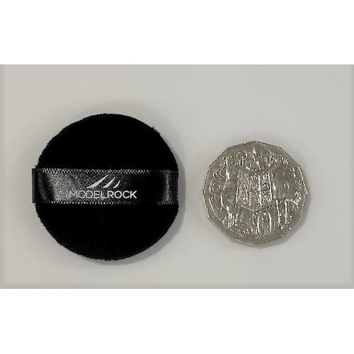 Velour Makeup Puff - Round 'Mini' 45mm - Black 1pk Velour Makeup Puff - Round 'Mini' 45mm - Black 1pk