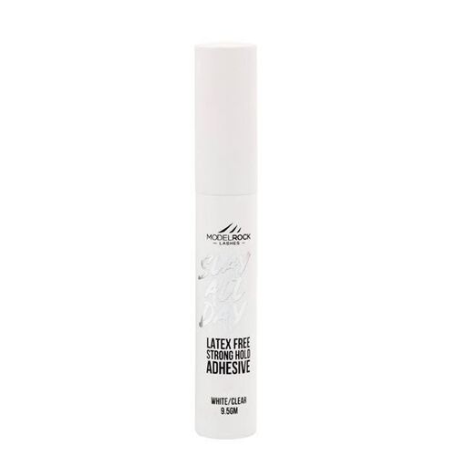 MODELROCK - Lash Adhesive 9.5gm Waterproof *SUPER-STRONG* - *CLEAR* Latex Free - with brush-on applicator MODELROCK - Lash Adhesive 9.5gm Waterproof *SUPER-STRONG* - *CLEAR* Latex Free - with brush-on applicator