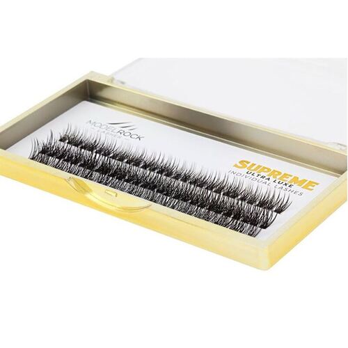 Ultra Luxe 'SUPREME' Individual Lashes - 'MEDIUM' 10mm Cluster Style #1