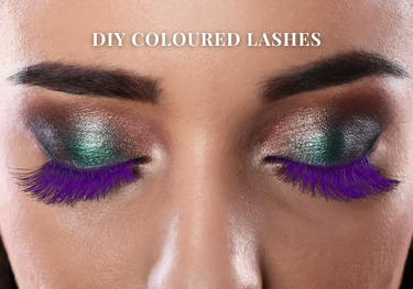DIY COLOURED LASHES